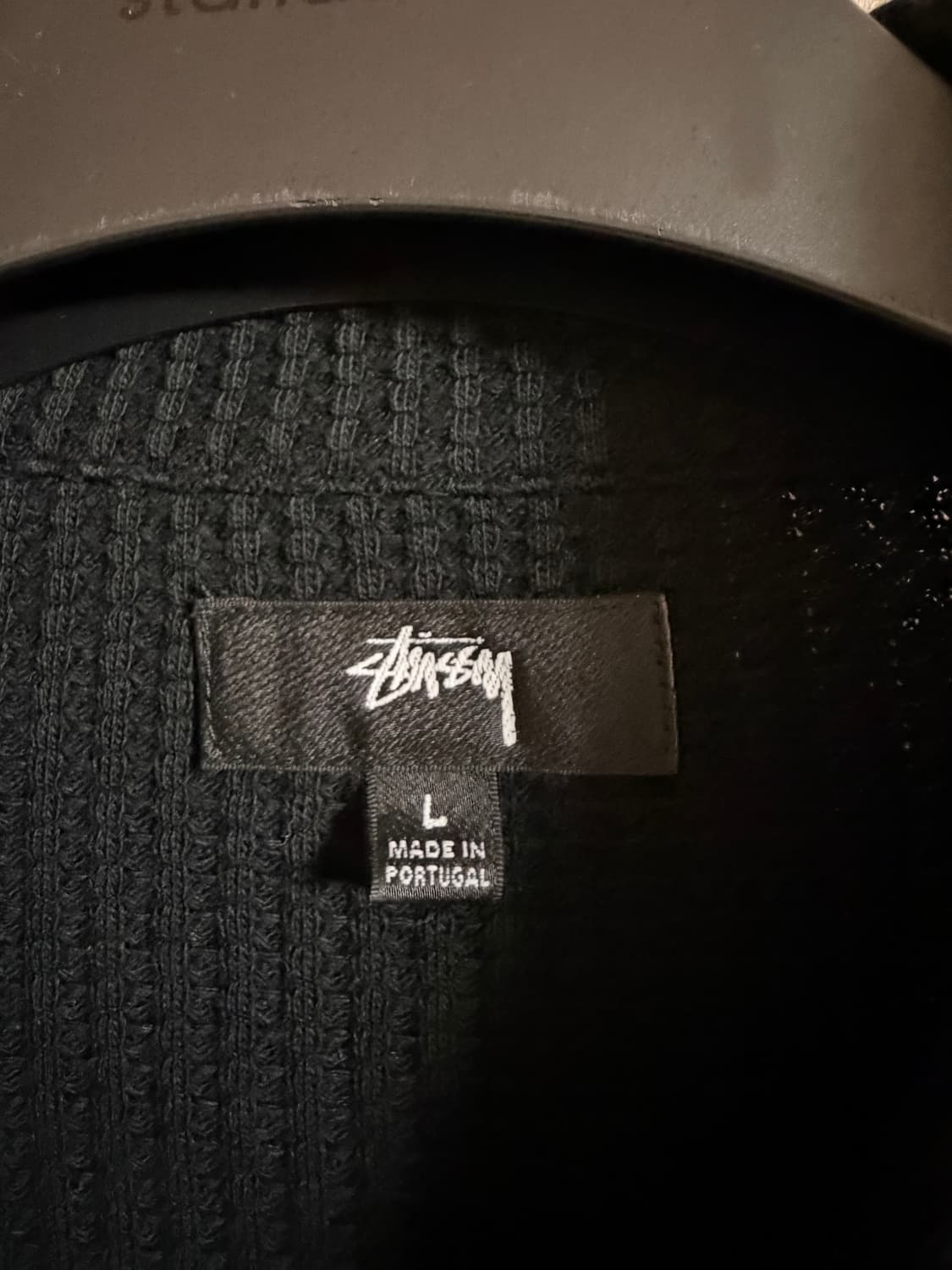 [L] 스투시 빅 써멀 집 셔츠 블랙 상품이미지5