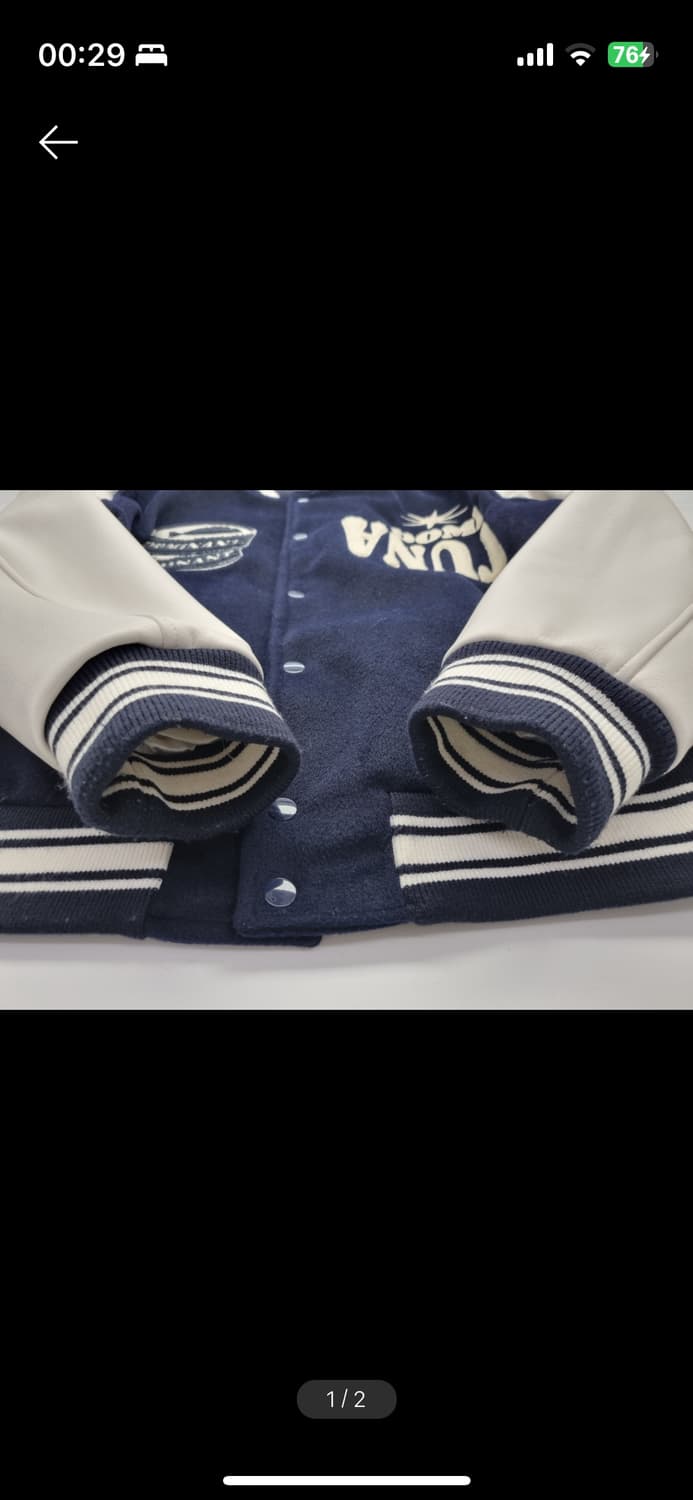 도미넌트 바시티자켓 네이비 M 상품이미지4