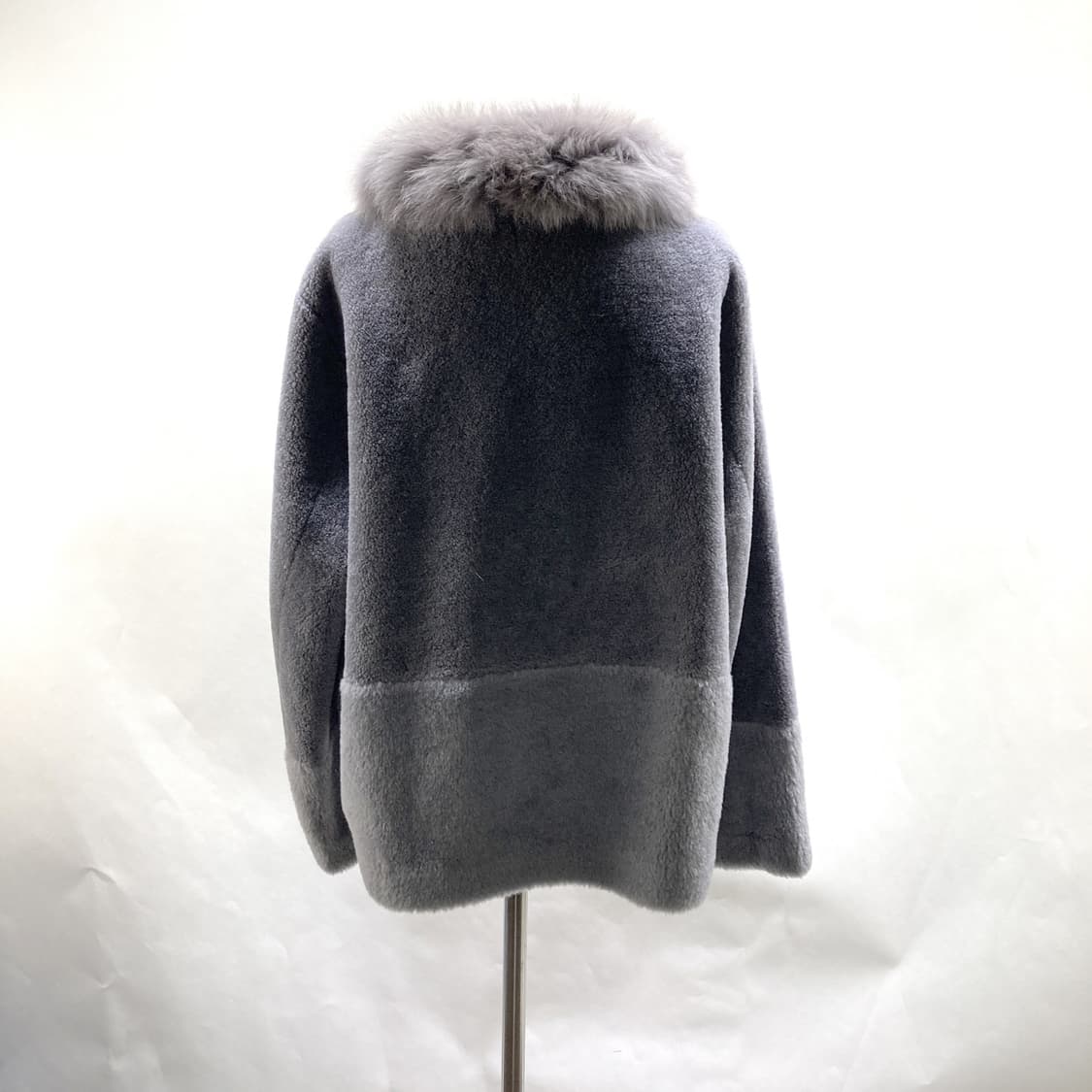 카시바디 폭스퍼 호주양모 여성 하프코트 88 상품이미지3