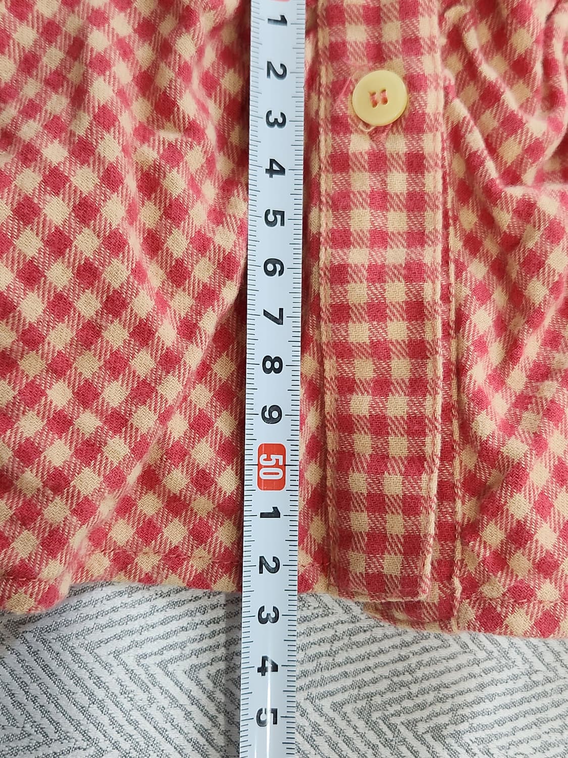 [XXS] 마가린핑거스 깅엄체크 셔링 셔츠 상품이미지10