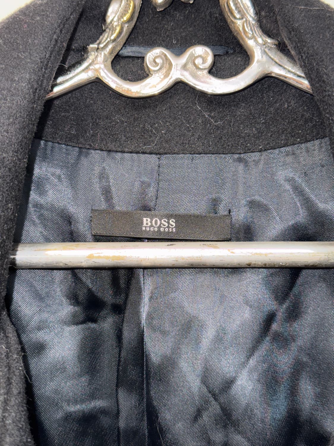 HUGO BOSS ruffle wool cashmere coat 상품이미지4