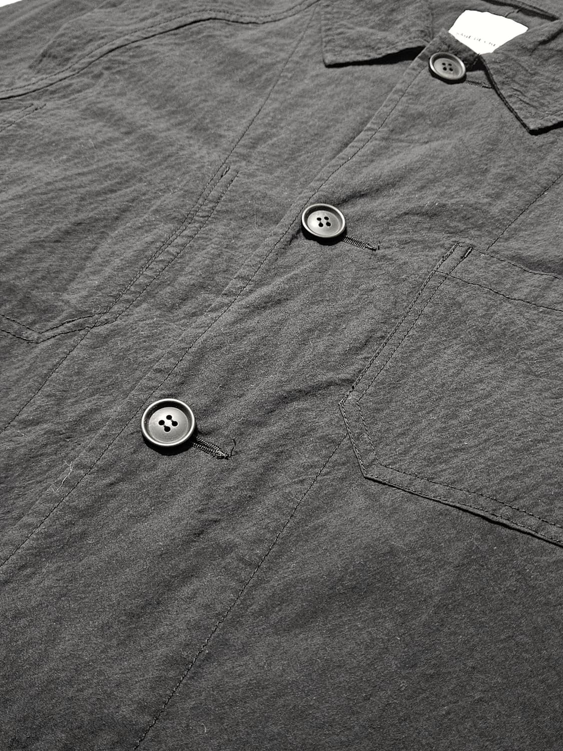 사쥬드크레 크링클 워크자켓 블랙 상품이미지5