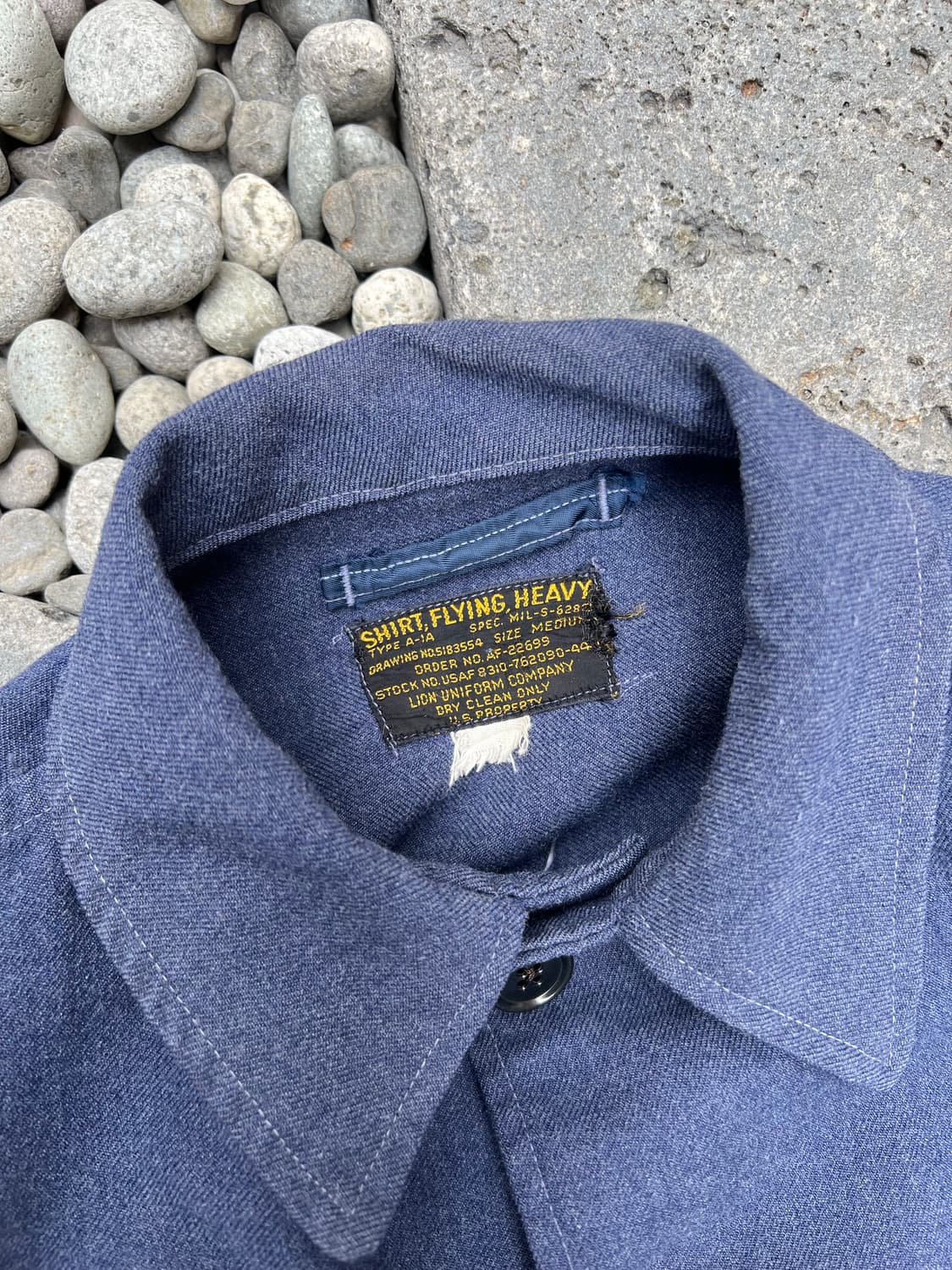 50's USAF FLYING HEAVY A-1A SHIRT 미공군자켓 상품이미지5