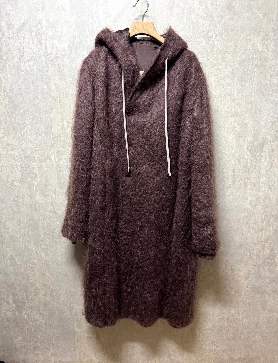 40 / Rick Owens 릭오웬스 모헤어 후드 코트 상품이미지1