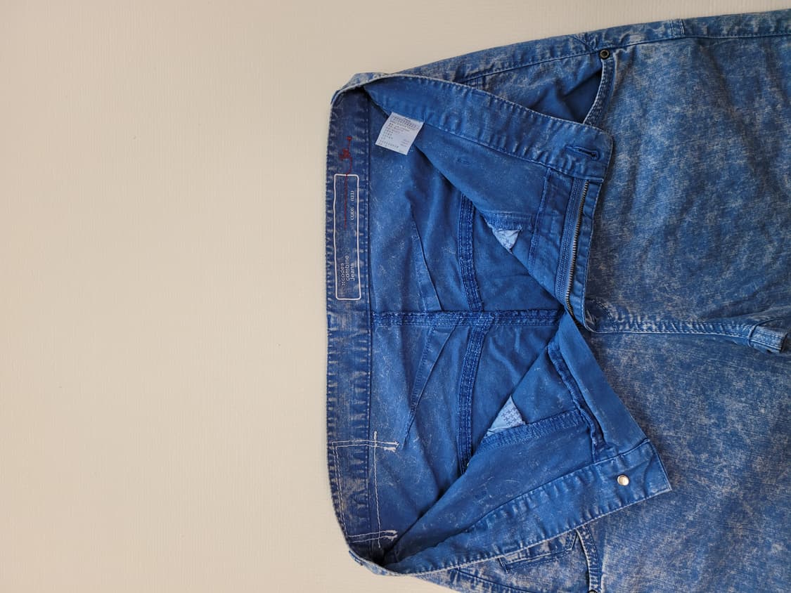 코데즈컴바인 남자 7부 워싱 청바지 34 블루 상품이미지5