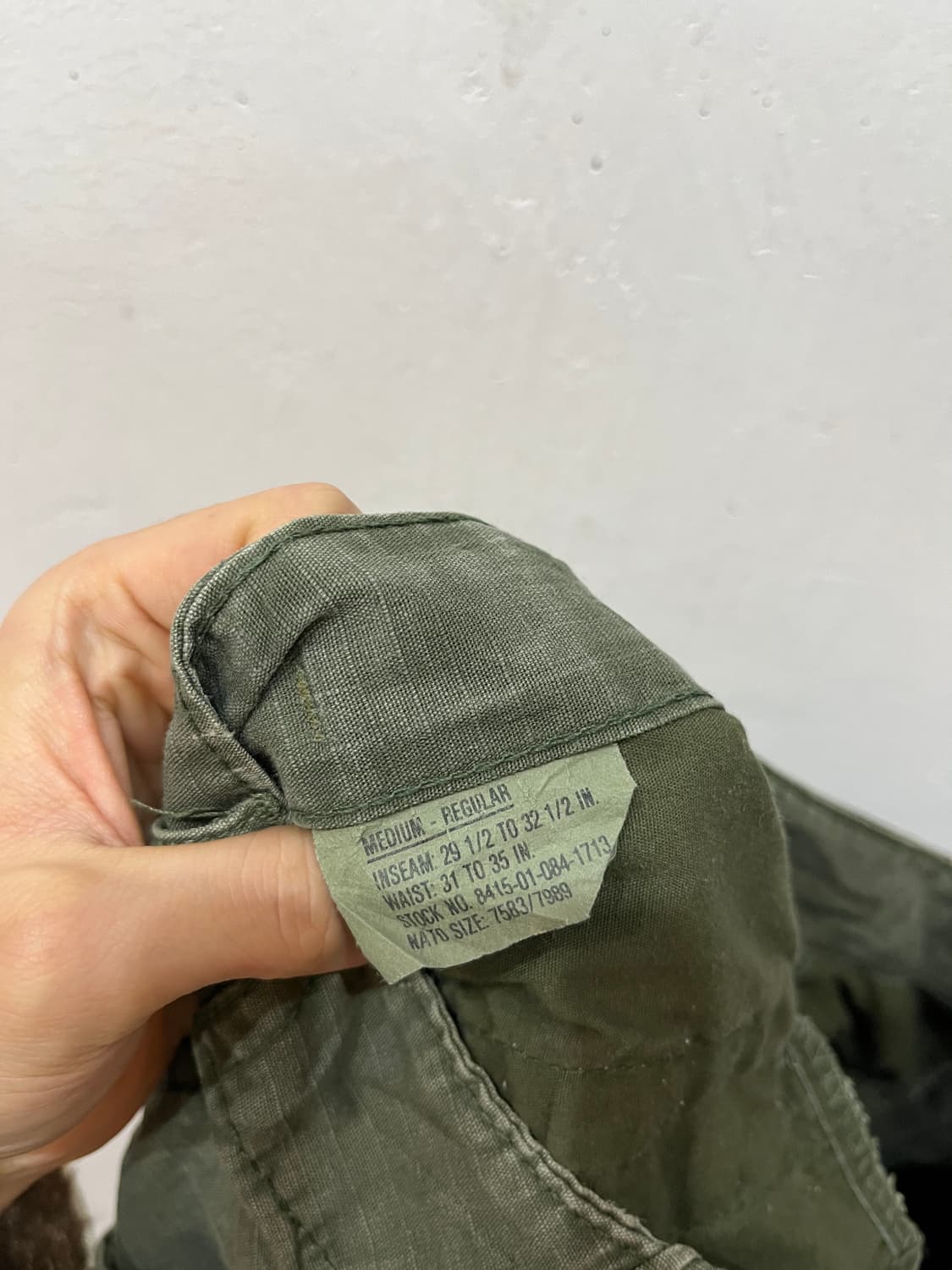 Atlanco 미군 정글 퍼티그 팬츠 Made in USA 상품이미지6