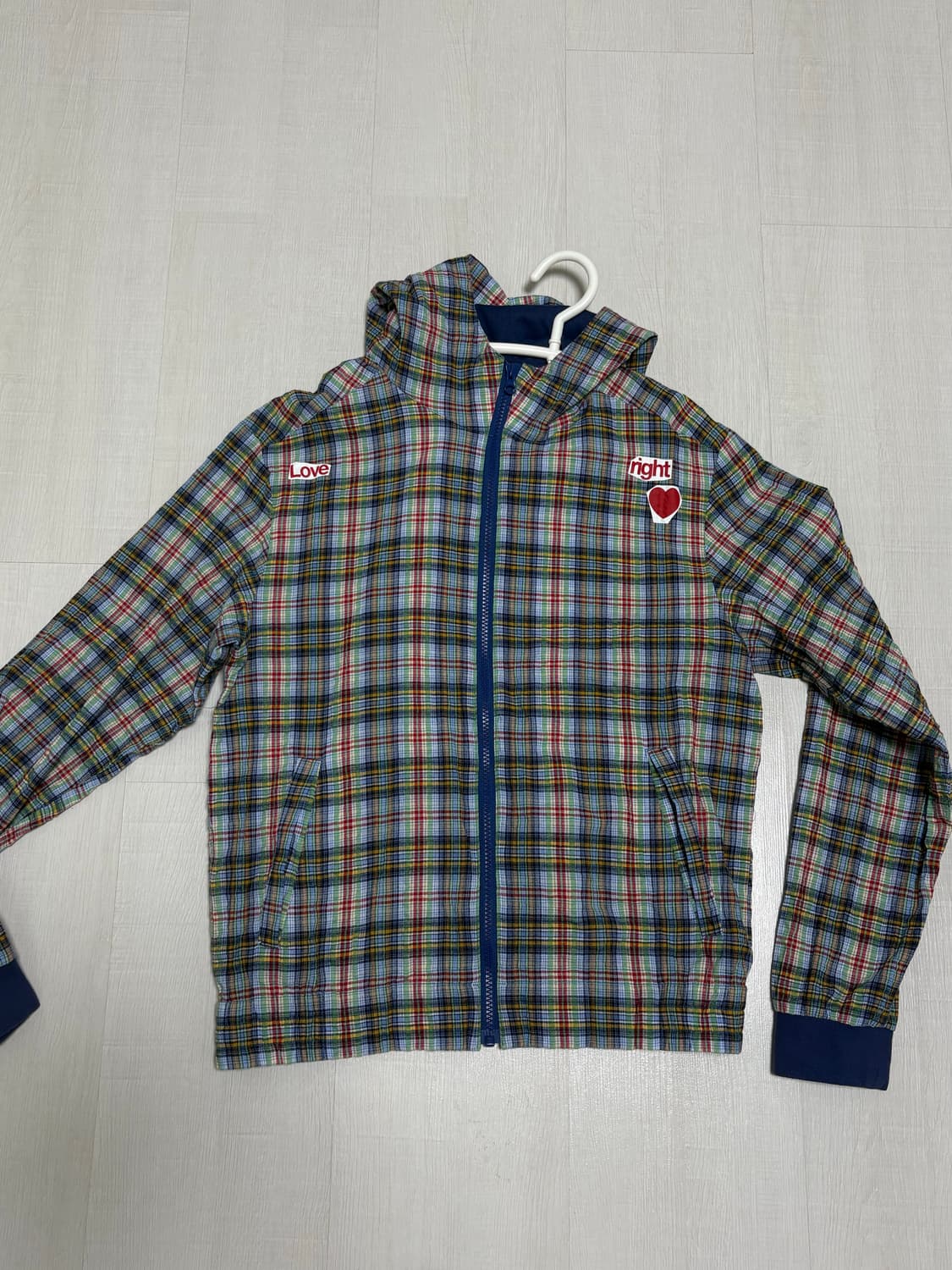 더뮤지엄비지터  러브체크자켓 상품이미지1