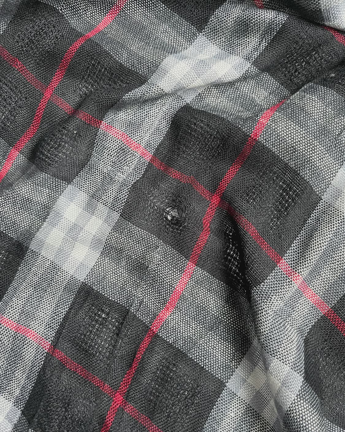 red line check muffler 상품이미지3