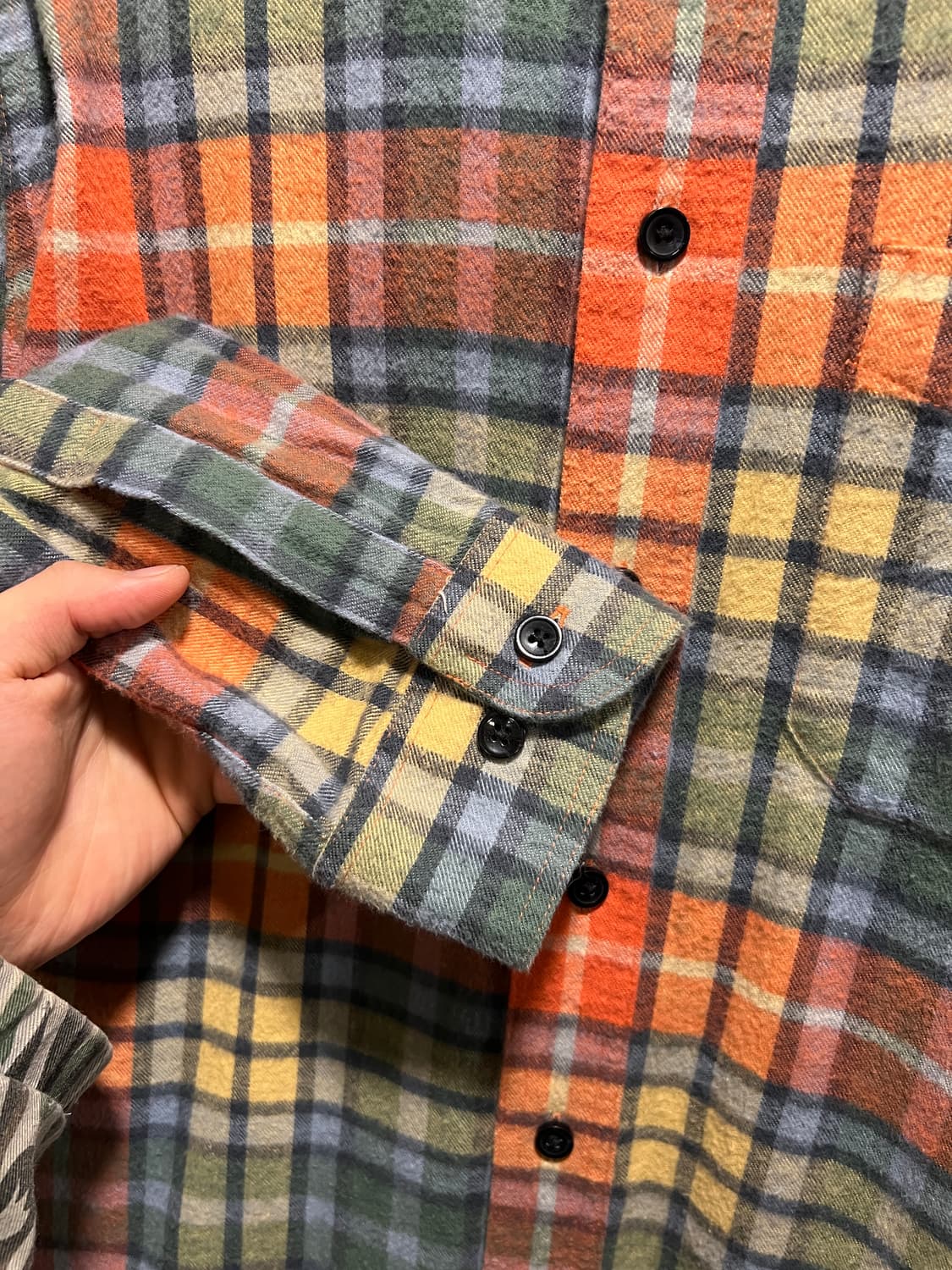 [M]L.L.Bean 엘엘빈 타탄체크 플란넬 셔츠 상품이미지4