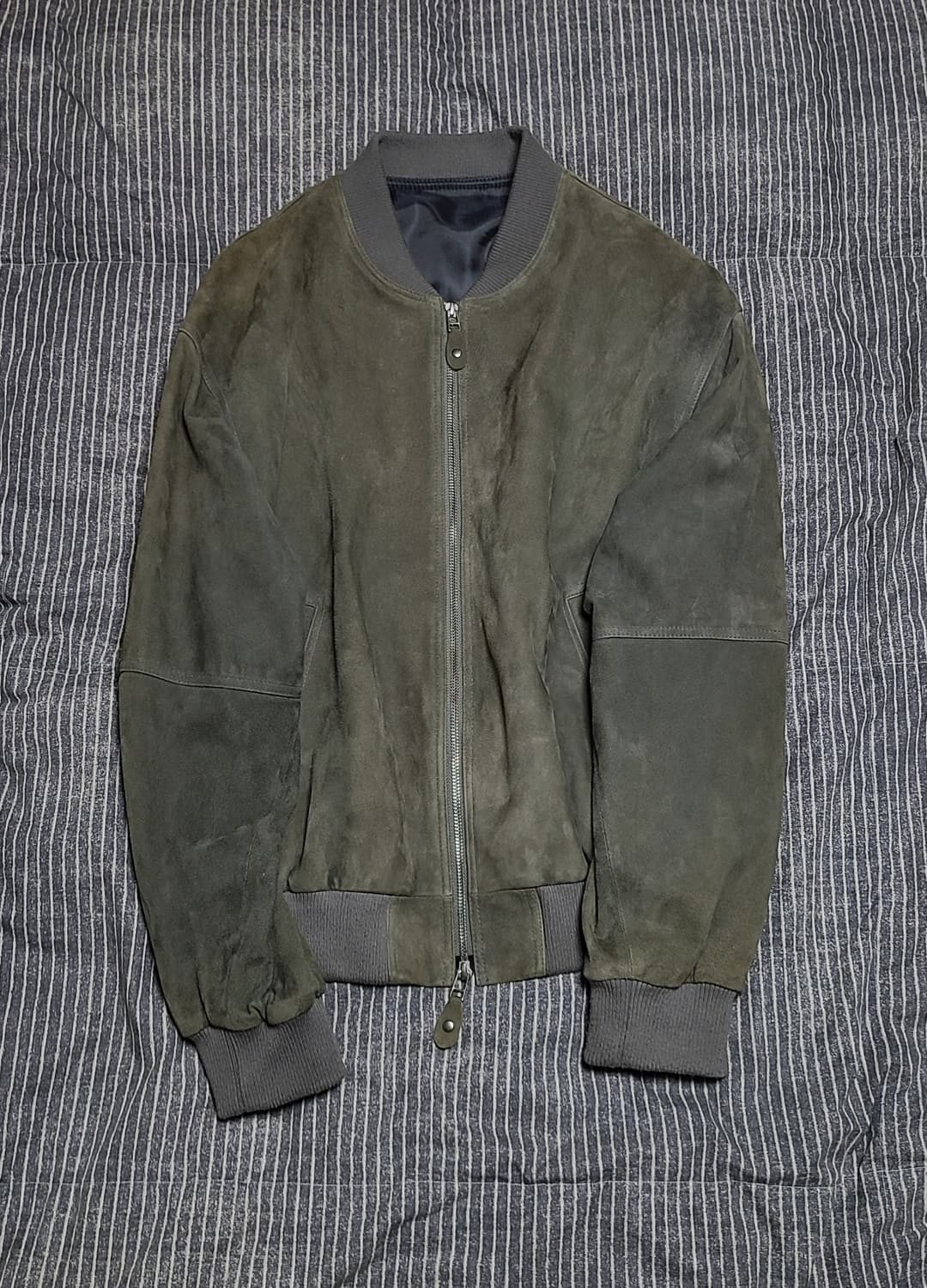 마티스 더 큐레이터 이태리 고트 스킨 스웨이드 봄버 1size 상품이미지1