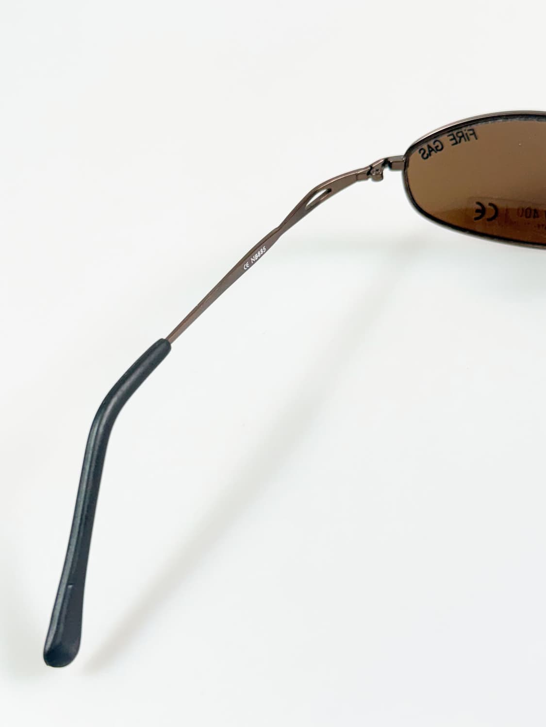 90s FIRE GAS 브라운 슬림 오벌 메탈 빈티지 틴트 선글라스 상품이미지7