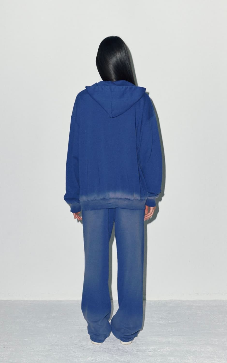 Double belt sweatpants_Blue  상품이미지3