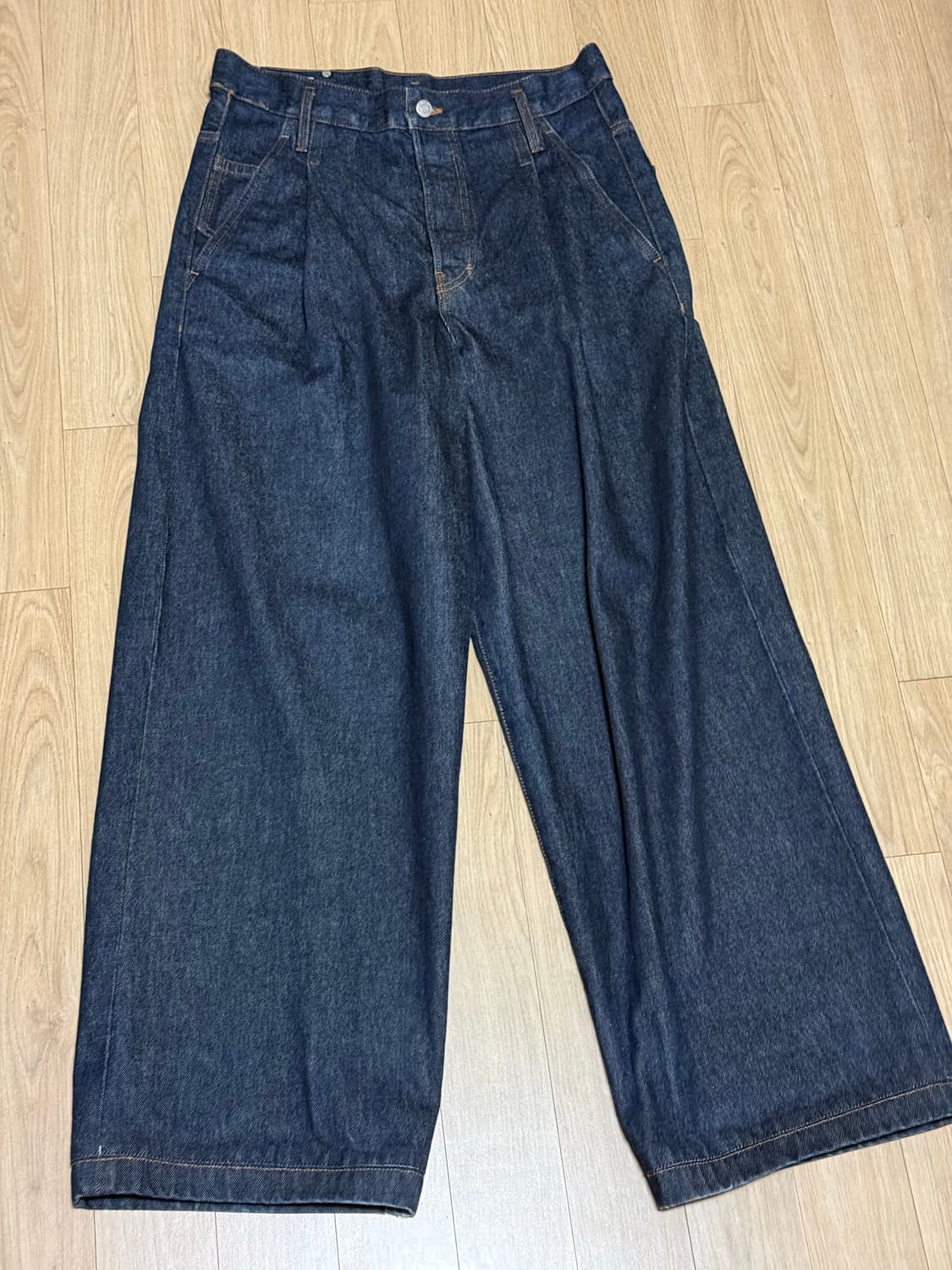 30] 드리스 반 노튼 하이웨이스트 핀턱 데님 팬츠 상품이미지2