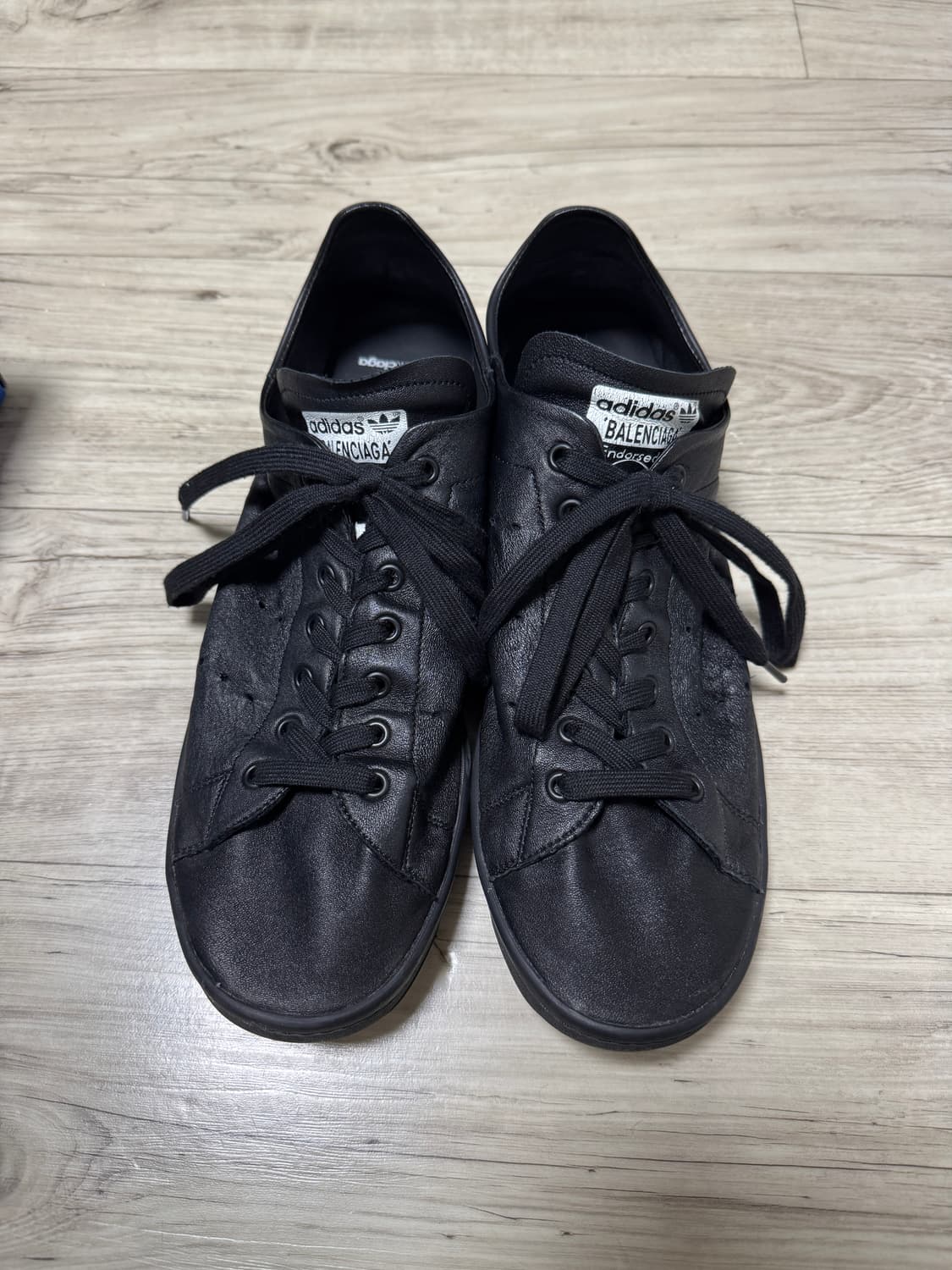 ( 45 ) 발렌시아가 아디다스 스탠스미스 블랙 상품이미지3