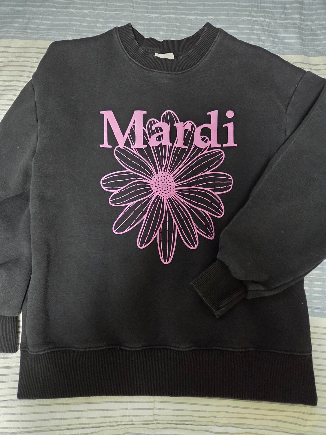 마르디 블랙핑크 맨투맨 상품이미지3