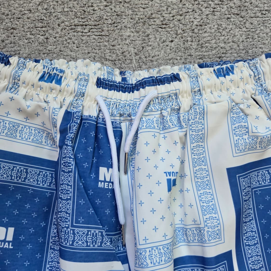 Japanese vintage 반다나 와이드 팬츠 Free 상품이미지3