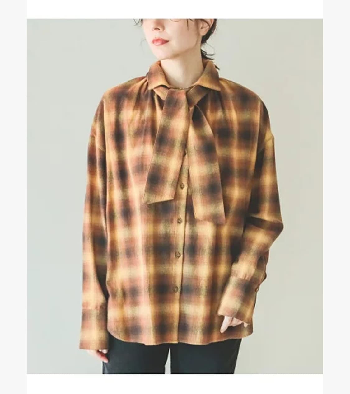 B:MING BY BEAMS - CHECK TIE SHIRT 상품이미지3