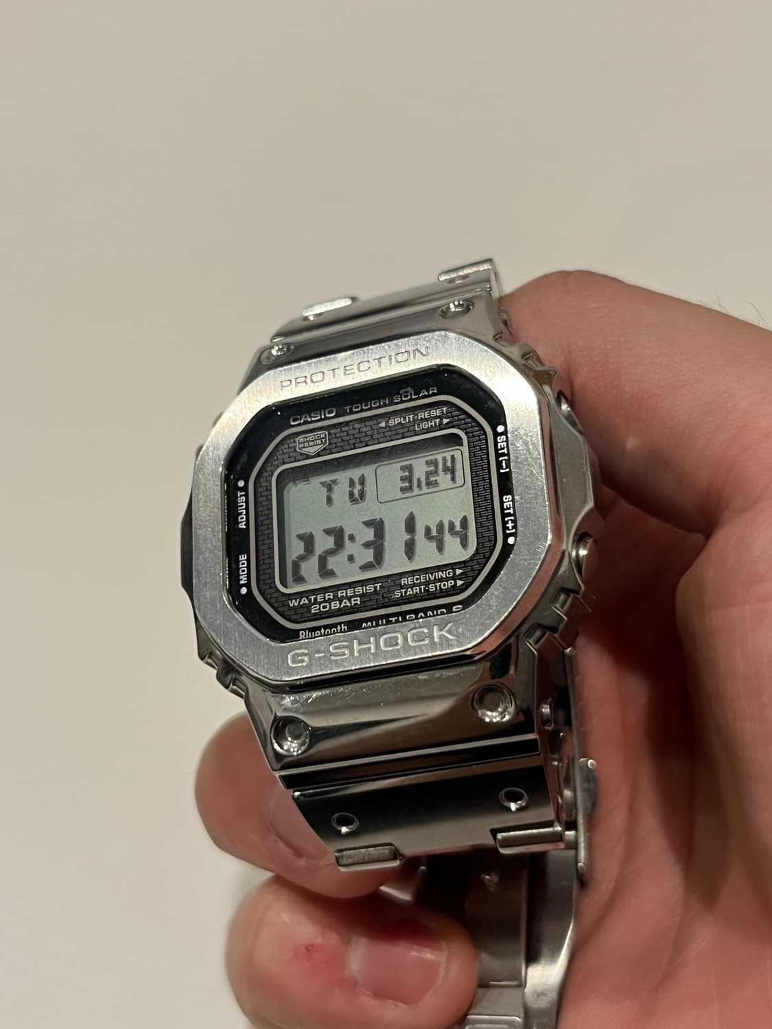 지샥 GMW-B5000 풀 메탈 실버 상품이미지3