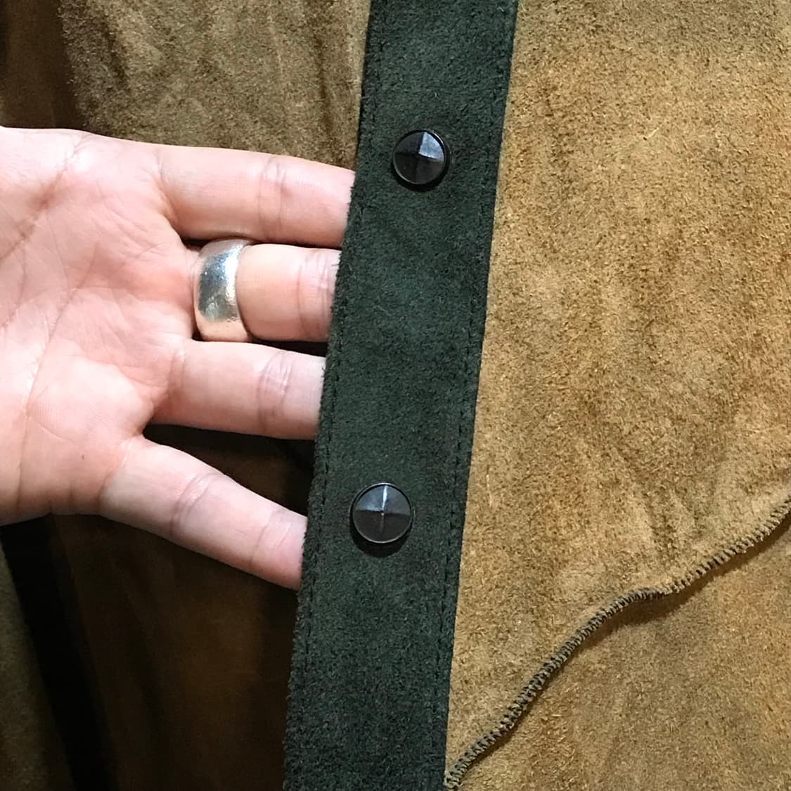 Incarnation calf leather button shirt 상품이미지6