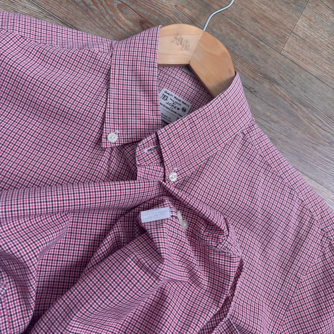 JCREW 제이크루 체크 셔츠 남방 M 슬림 수입 정품 기본 디테일 상품이미지6