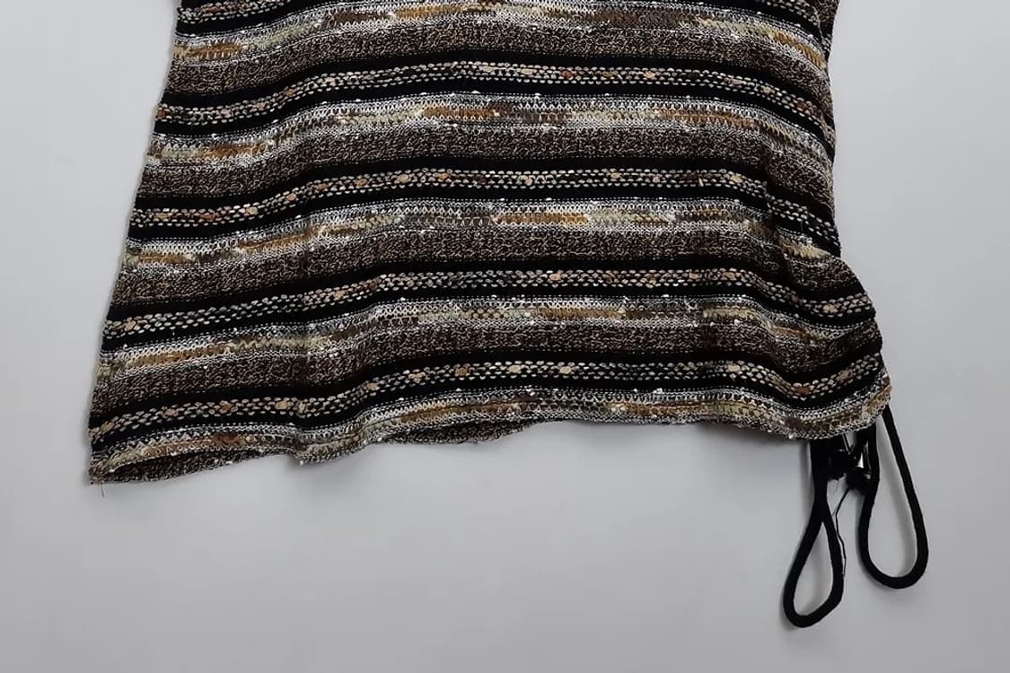 JPN 에스닉 패턴 니트 베스트 탑 상품이미지4