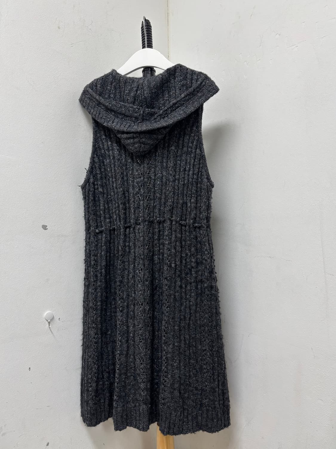 Grunge Fairy Long Hoodie Knit Cardigan 상품이미지8