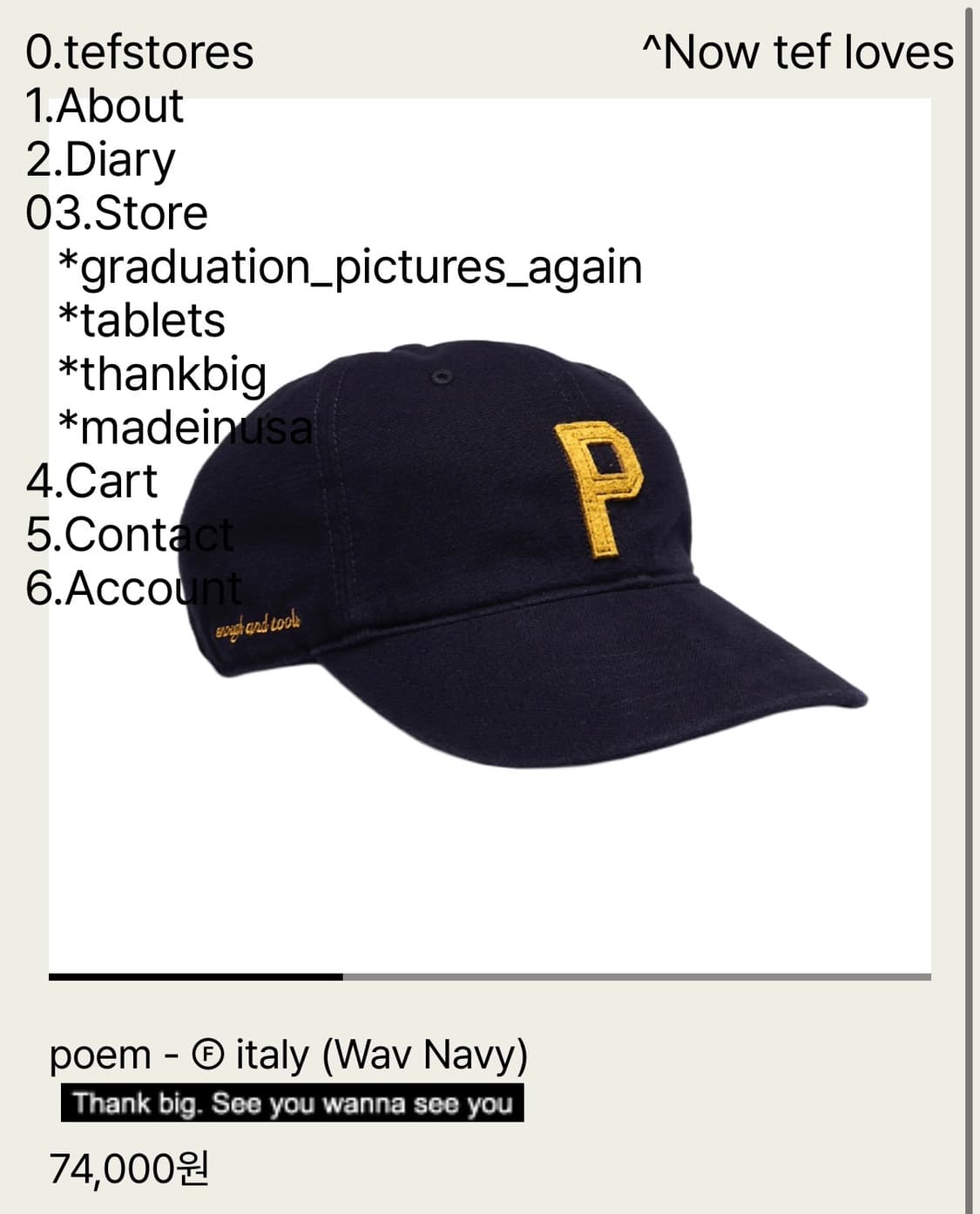 테프스토어즈 peom L 상품이미지1