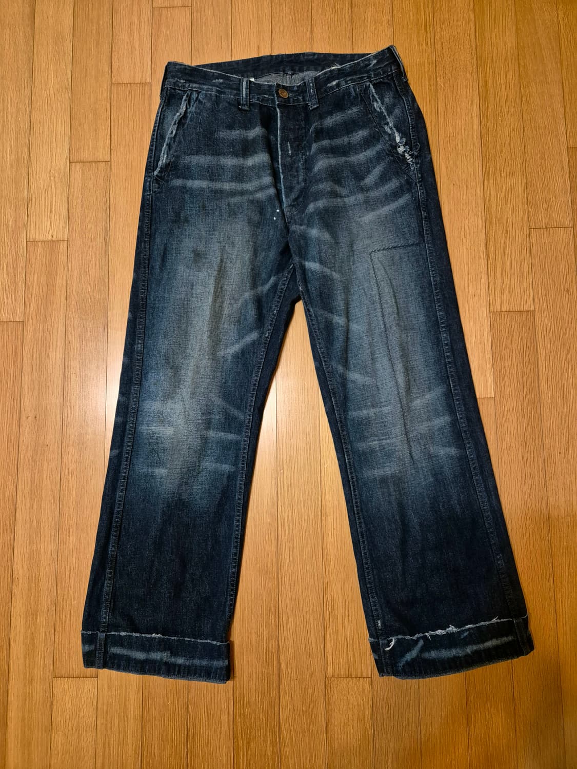 랄프로렌 폴로 더티 워싱 데님 팬츠 상품이미지1