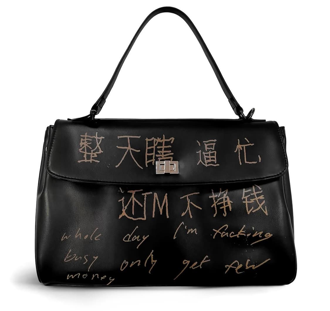 Praying Busy Drawn On Bag 구해요 상품이미지1