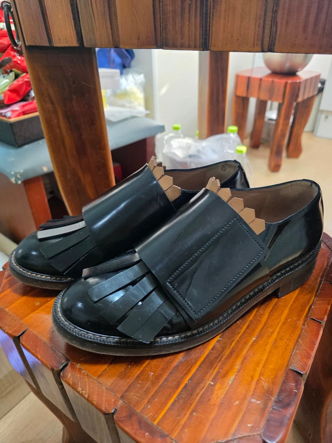 [250] 마르니 벨크로 프린지 로퍼 39 상품이미지1