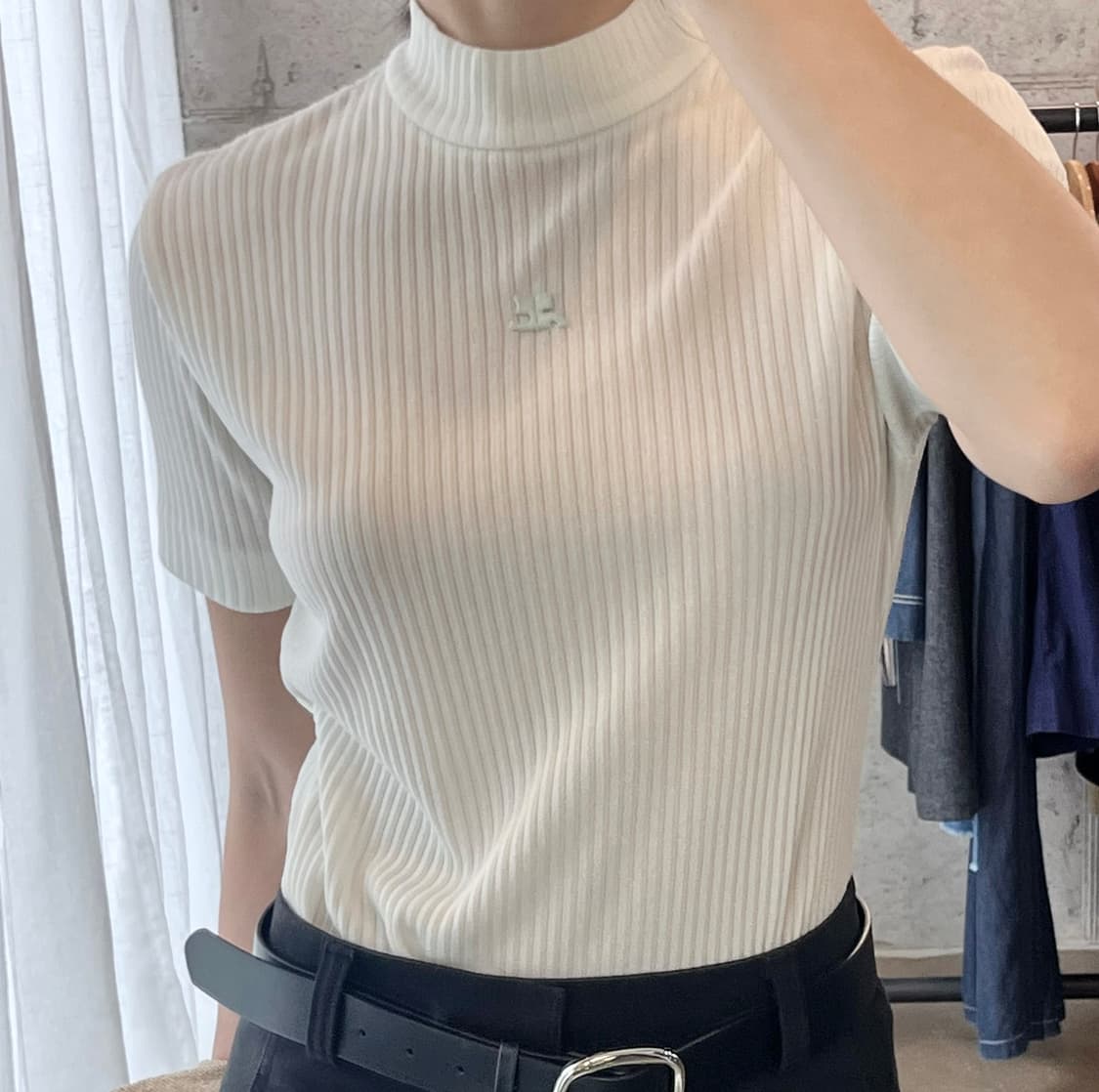 00s 꾸레쥬 로고 탑  상품이미지2