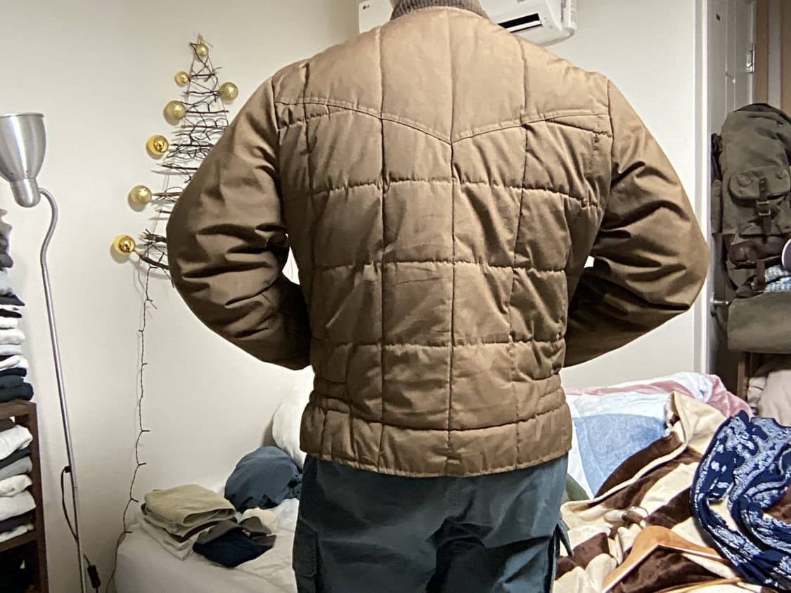 80s walls 빈티지코튼 웨스턴 푸퍼자켓 xl-xxl 상품이미지4