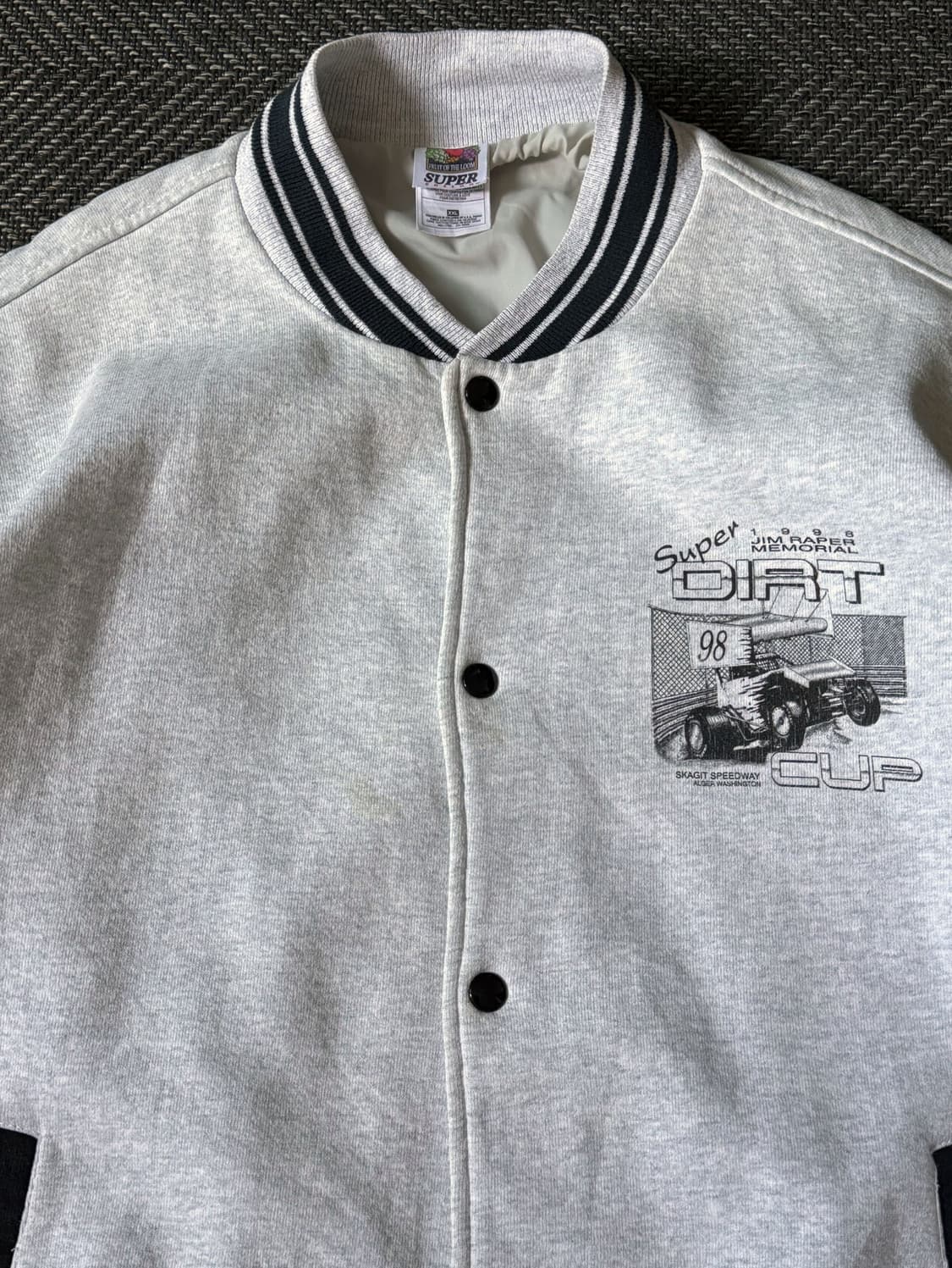 1998 DIRT CUP RACING 코튼 바시티 자켓 (110) 상품이미지2