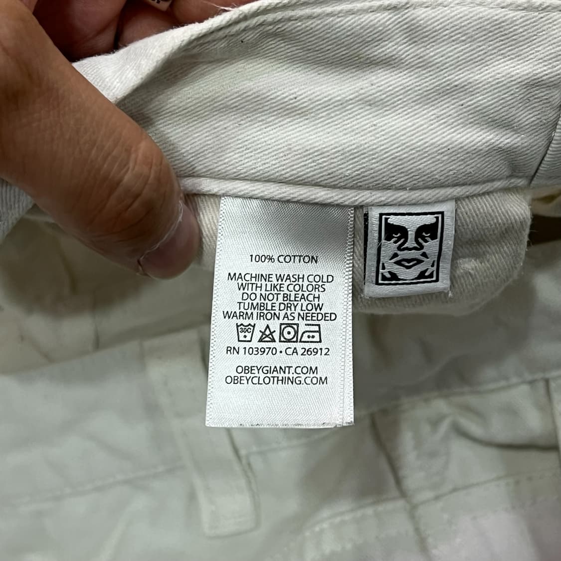  오베이 화이트 카펜터팬츠 y12342 상품이미지10