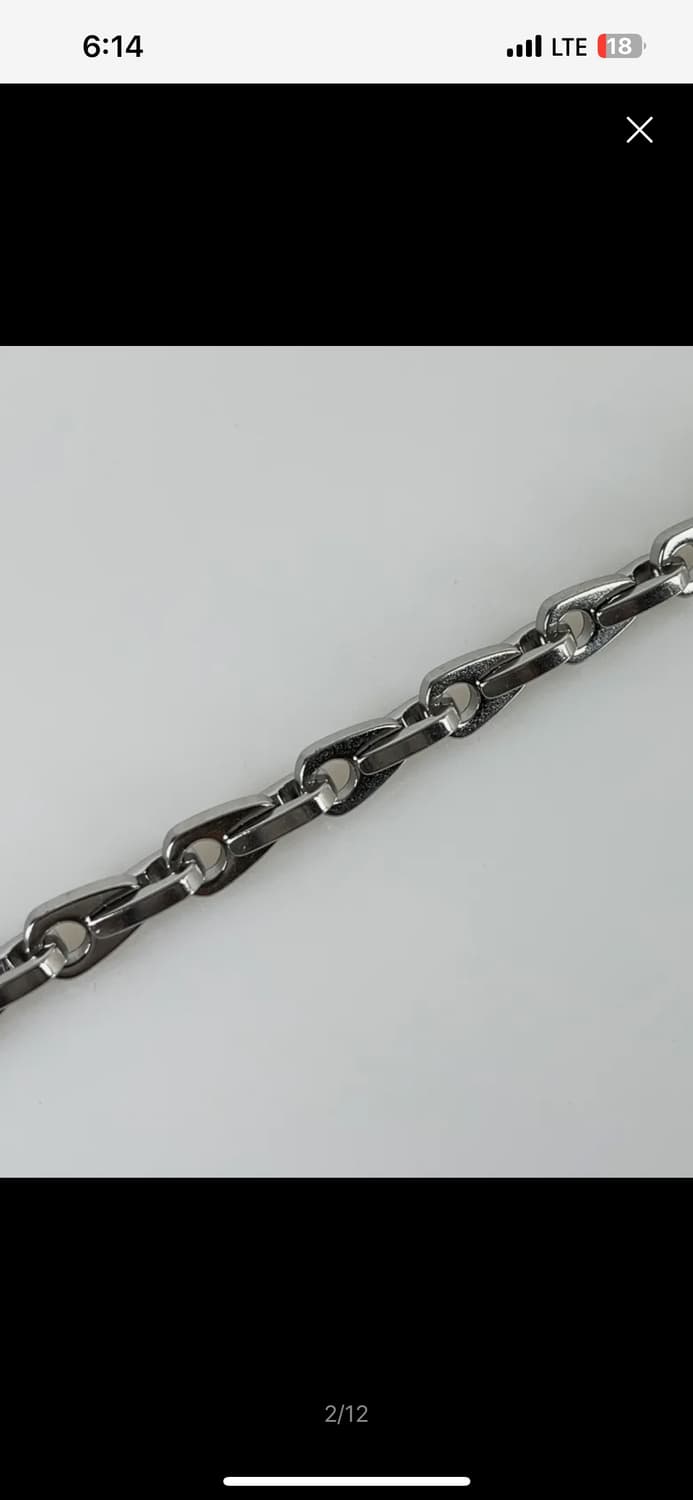 섹스토 Bottle Cap Chain Bracelet Silver 상품이미지3
