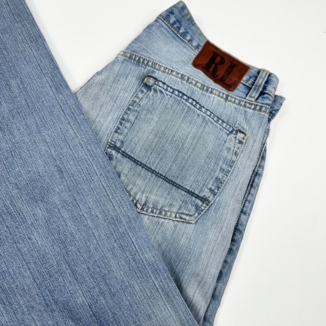 폴로 랄프로렌 클래식 워싱 데님 팬츠 (34인치) 상품이미지1
