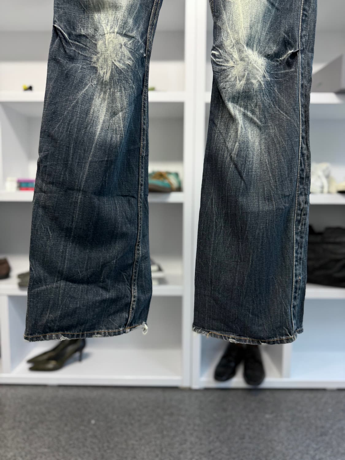 빈티지 부츠컷 데님 팸츠 상품이미지4