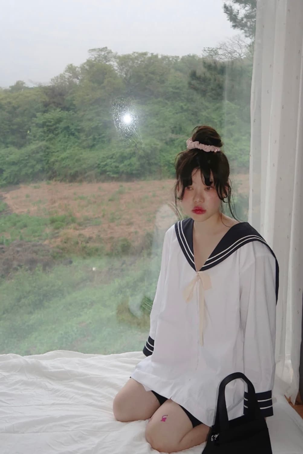 구해요) 프레클 세일러 카라 스트랩 드레스 자켓 상품이미지3