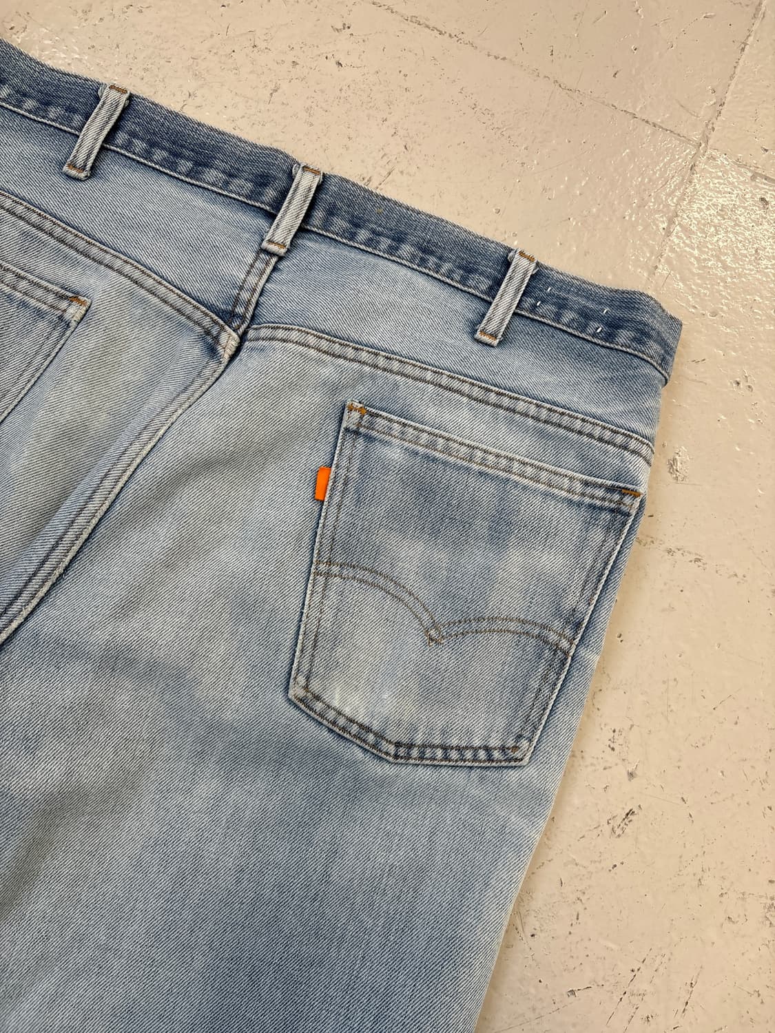 70‘s 리바이스 646 벨바텀 오렌지탭 상품이미지8