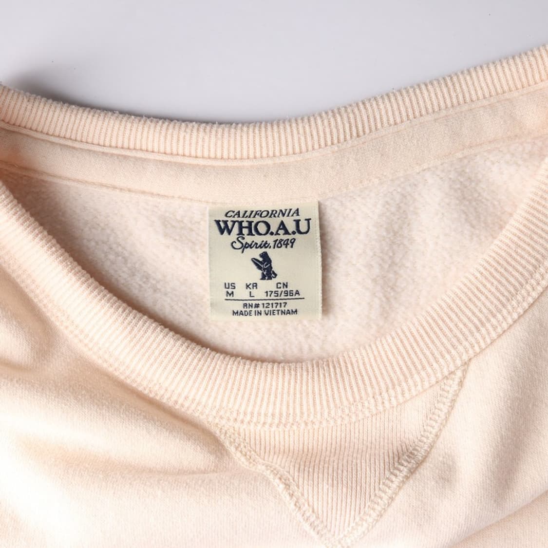 후아유 바시티 그래픽 맨투맨 L 상품이미지5