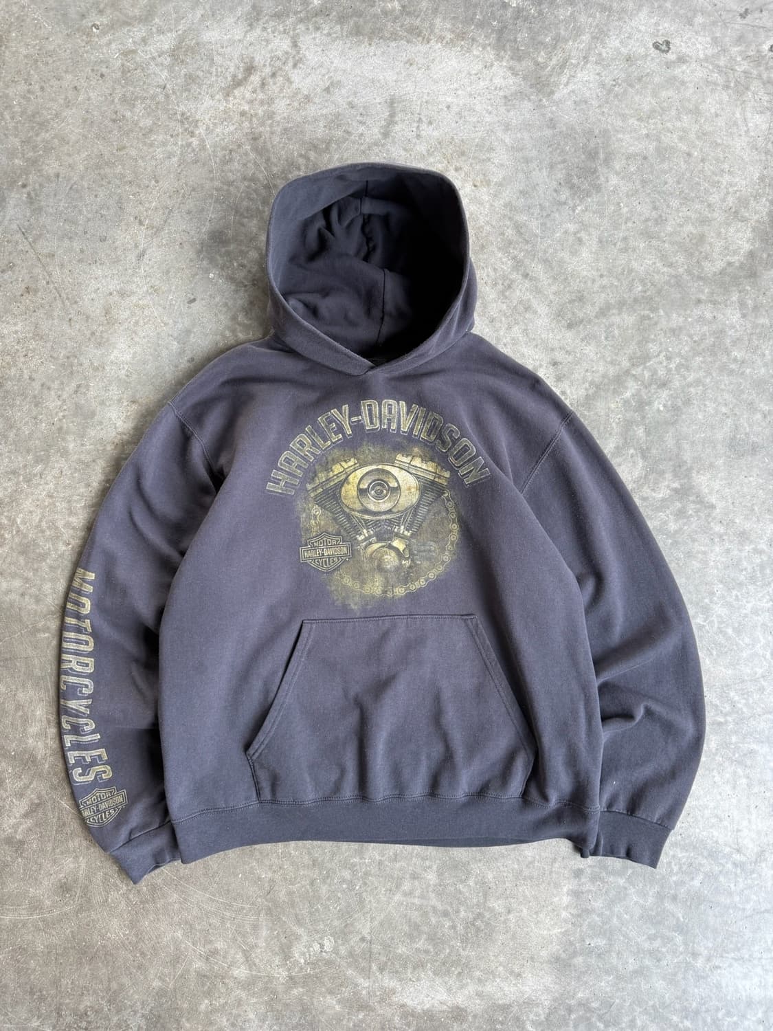 00s Vintage Harley Davison Hoodie 상품이미지1