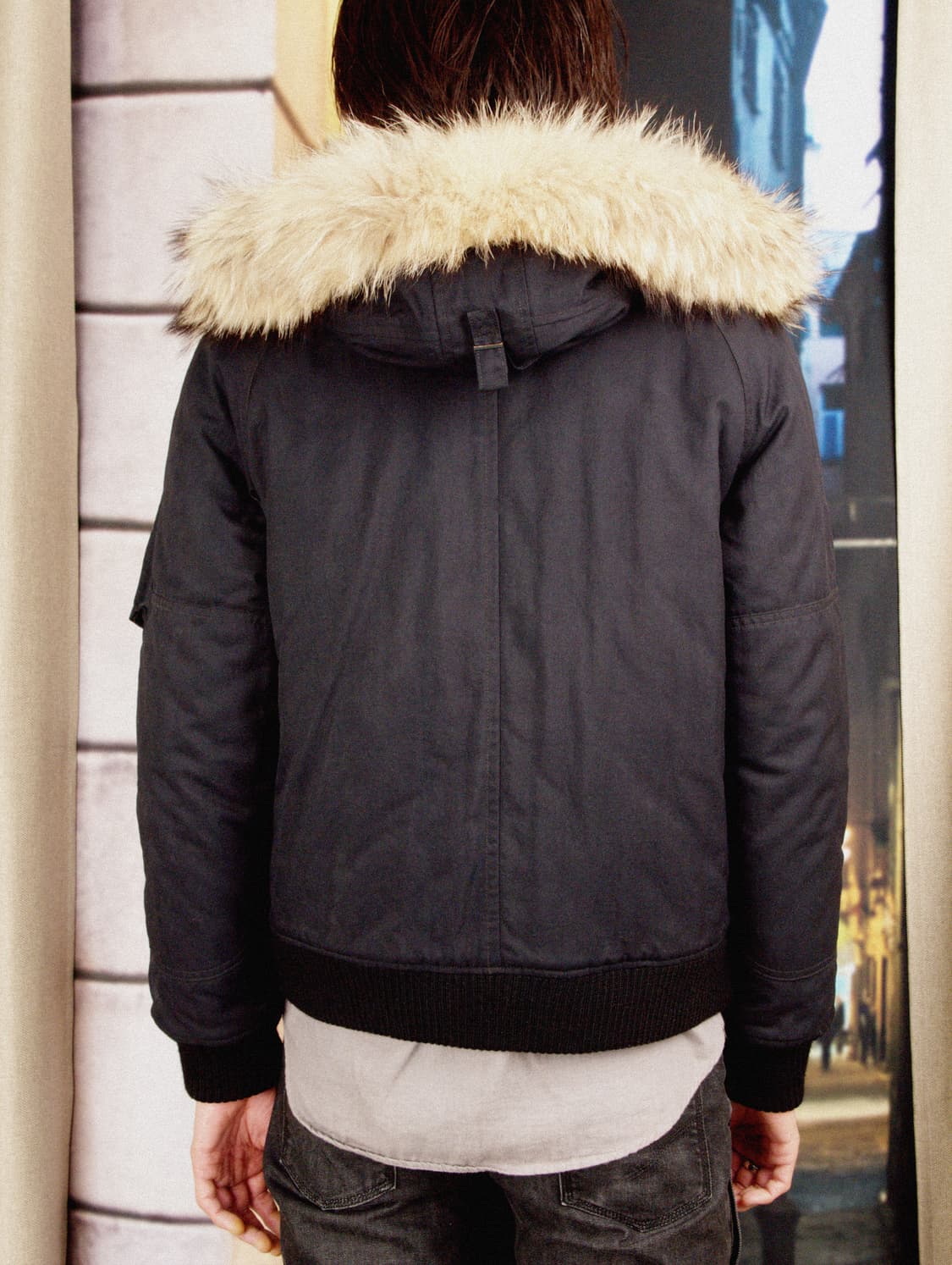 Raccon Fur Ralgan Jumper 상품이미지3