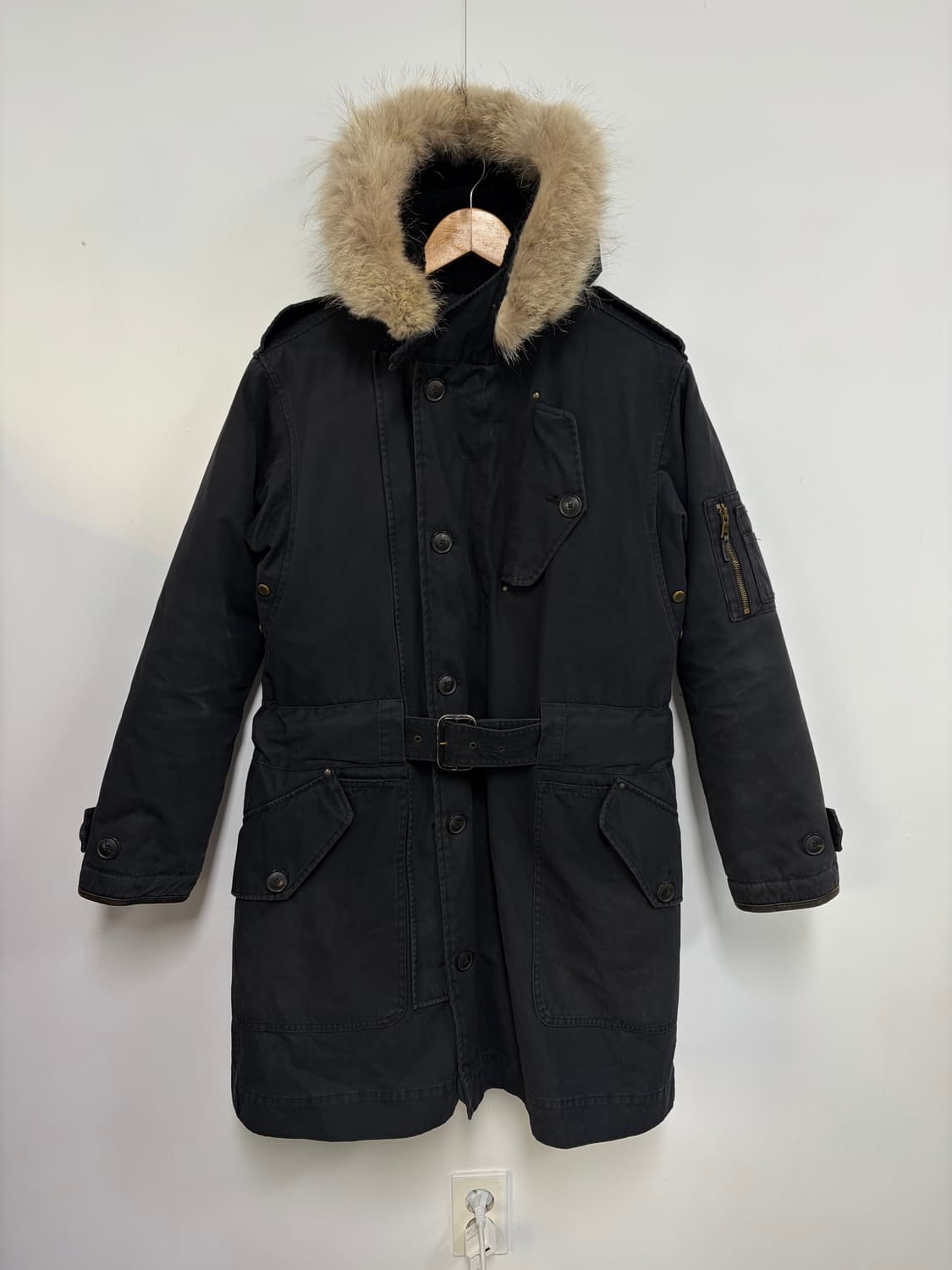 폴로 벨트 야상 패딩 자켓[1809] 상품이미지4