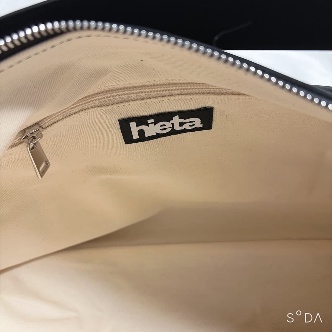 hieta 히에타 블랙 Maxie bag 맥시 백(구성품포함) 상품이미지8