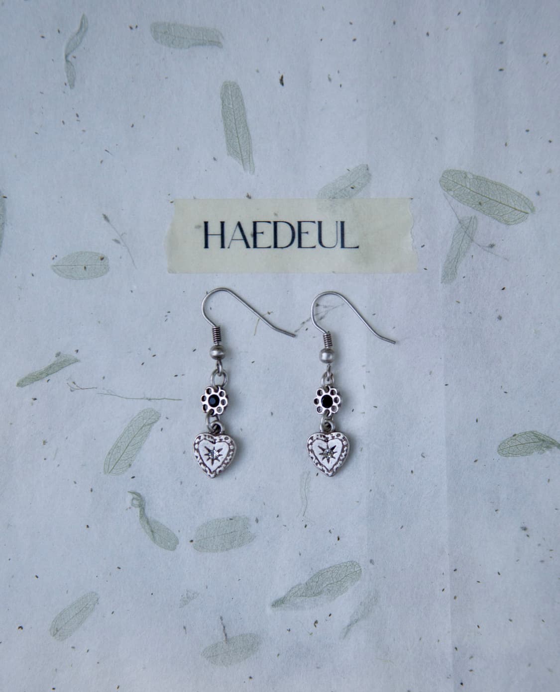Heart Flower Earring 상품이미지1