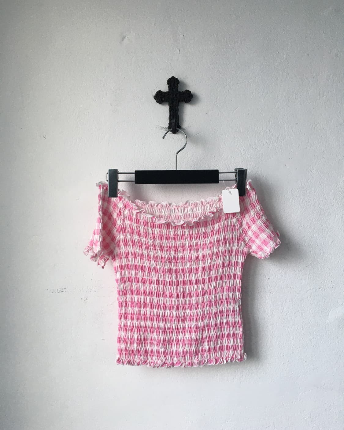 Check pattern banding top 상품이미지2