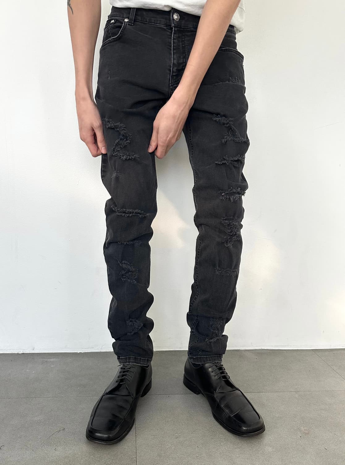 베르사체 베르수스 블랙 셔링 디스트로이드진 상품이미지1