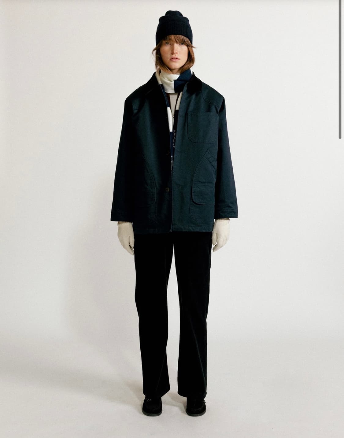 낫띵리튼 Oversized work jacket (Blue green) 상품이미지1