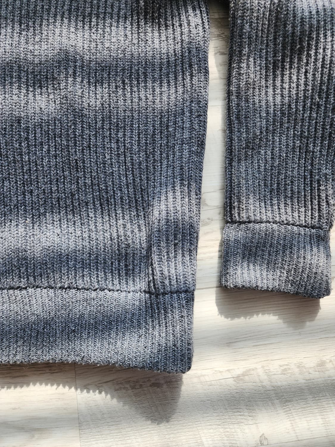 남자 그레이 니트 집업 팜. L(105~110)사이즈 상품이미지3