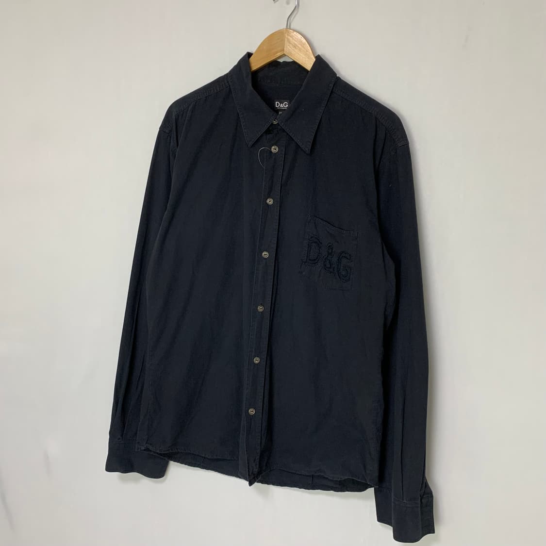 D&G 돌체앤가바나 로고 빈티지 셔츠 블랙 XXL 상품이미지2